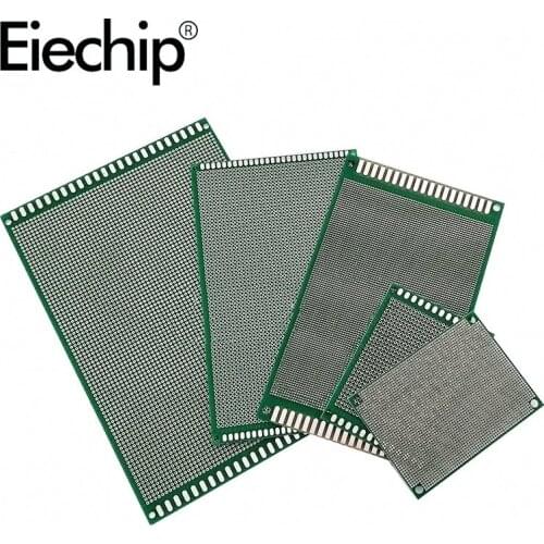 2x8 5x7 7x10 9x15 10x10 10x22 12x18 13x25 cm 1PCS Double Side Prototype Diy Universal Printed Circuit PCB Board for Arduino