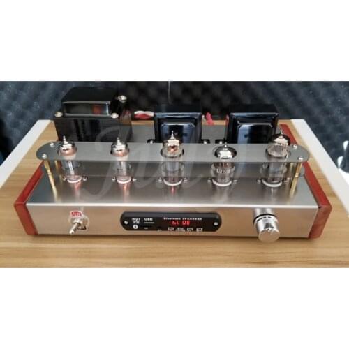 6p14 Bluetooth Vacuum Tube Tube Amplifier Power Amplifier Kit Class A Single-ended Fever Tube Amplifier DIY or Finished Product