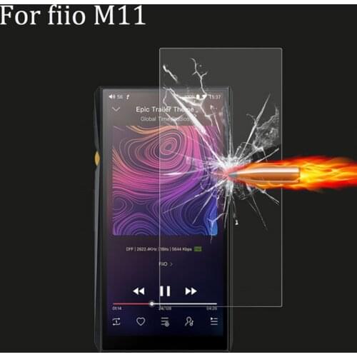 9H Premium Protective Tempered GLass for fiio M11 Case Scratch-Proof Screen Protector Front Film for Fiio M11 M 11 Cover