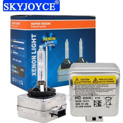 SKYJOYCE 35W 55W D1S D3S Xenon HID Bulbs 6000K 4300K 8000K Car Light Xenon Lamp For Q3 Q5 Q7 A5 A4L A8L E63 E65 E46 E60 E85 E53