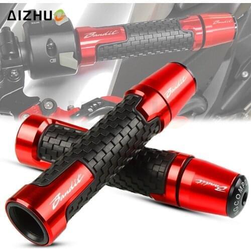 FOR SUZUKI GSF 250 600 600S 650 650S 650N 1200 1250 Bandit 650S Motorcycle 7/8" 22MM Handlebar Hand Grips Handle Bar End Cap