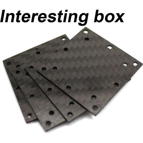 35X35mm carbon fiber fixed sheet high and light four axis aircraft center plate accessories model fuselage accessories