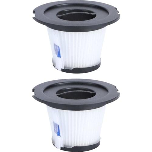 2pcs Filters For Dibea T6 C17 T1 Vacuum Cleaner Replacement Parts White+Black Home Cleaning Tool Accessories High Quailty