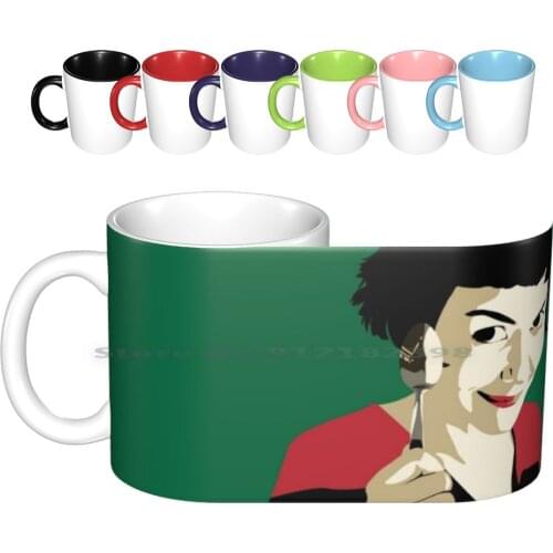 Amelie Ceramic Mugs Coffee Cups Milk Tea Mug Amelie Foal Fabulous Destiny Movie Cinema French Girls Malice Magic Life La France