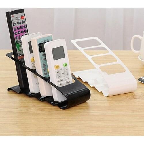 4 Frame Metal Step Storage Racks Stand TV Air Conditioner Remote Control Holder Stable for Home Desktop Organizer