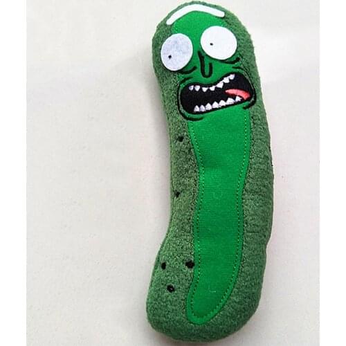 20cm Morty Plush Toys Cute Pickle Rick Soft Plush Stuffed Toys Funny Cucumber Stuffed Dolls Girls Kids Birthdays Gifts