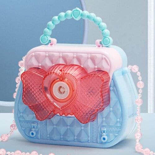 Pop Electric Bubble Machine Camera Gatling Bubble Gun Children Automatic Bubble Blowing Toy Gun Fan Combo Function