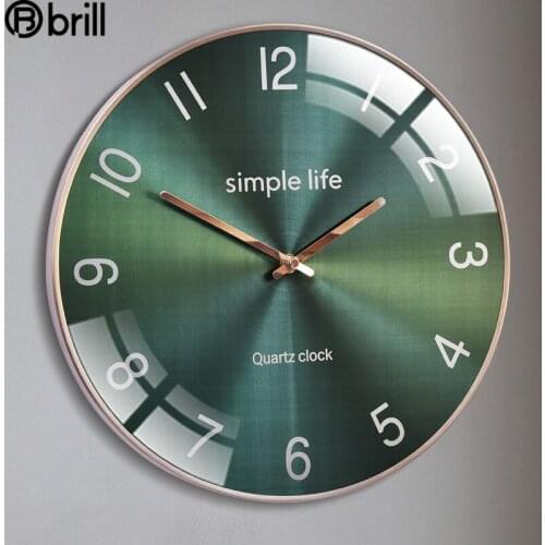 Nordic Simple Wall Clock Modern Design Luxury Nordic Mute Wall Clock Living Room Creative Wall Watches Home Decor Fashion Reloj
