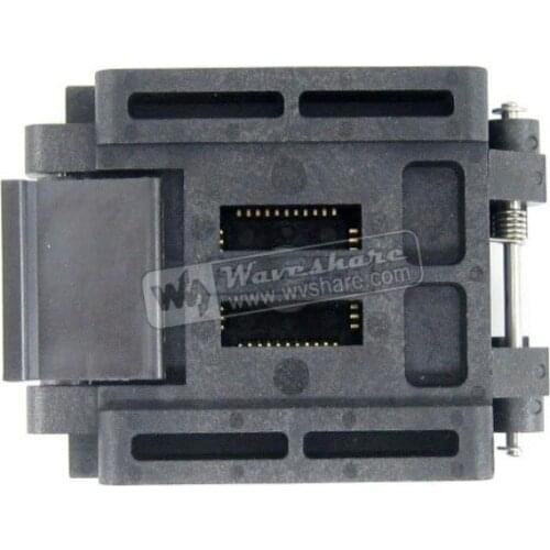 QFP44 TQFP44 FQFP44 PQFP44 FPQ-44-0.8-19 Enplas IC Test Burn-in Socket Programming Adapter 0.8mm Pitch