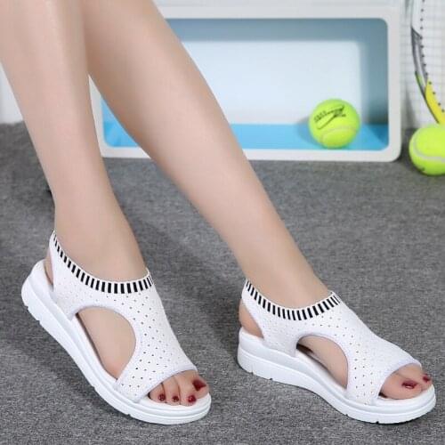 Sports Sandals Female 2021 Summer New Shoes Female Students Large Size Casual Shoes All-Match Set Foot Platform Shoes
