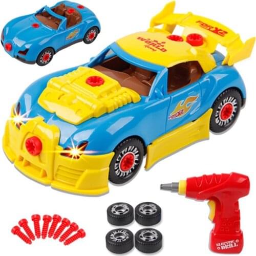 DIY Detachable Assembly Racing Car Educational Toys Kids Birthday Christmas Gift Kids Educational Toys for Children Gifts
