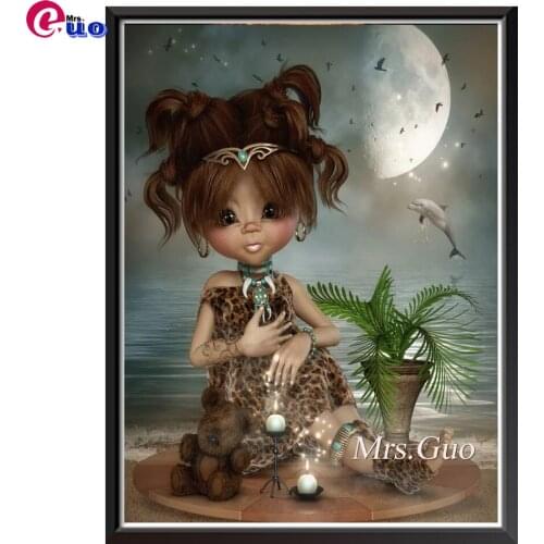 Fairy Dolls,Anime Flower,Cute art 5d Diy Diamond Painting Cross Stitch Embroidery Home Decor Full Square/Round Drill Mosaic