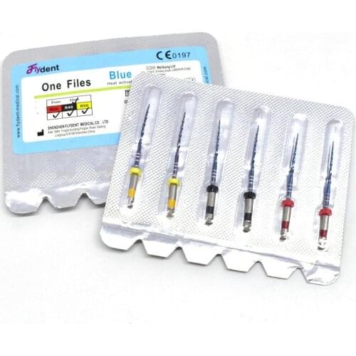 Dental Reciprocate Blue Files Rotary One Files Blue Endodontic Niti Files Use For Root Canal Cleaning Dentistry Instrument