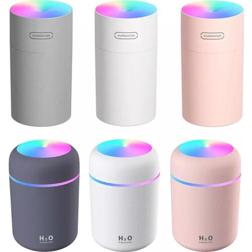 Humidifier Portable USB Ultrasonic Colorful Cup Aroma Diffuser Cool Mist Maker Air Humidifier Purifier With Light For Car Home