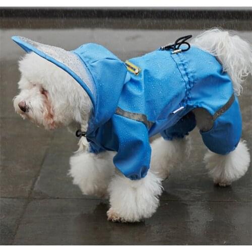 Waterproof Dog Clothes Jumpsuit Small Big Large Dog Raini Coat Poodle Corgi Shiba Inu Husky Golden Retriever Clothing Costumes