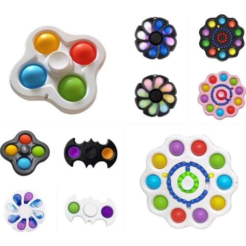 Rotation Dimple Sensory Toy Mini Fidget Simpl Dimmer Dimple Toy Early Educational Toy Squeezed Stress For Kids Adults антистресс