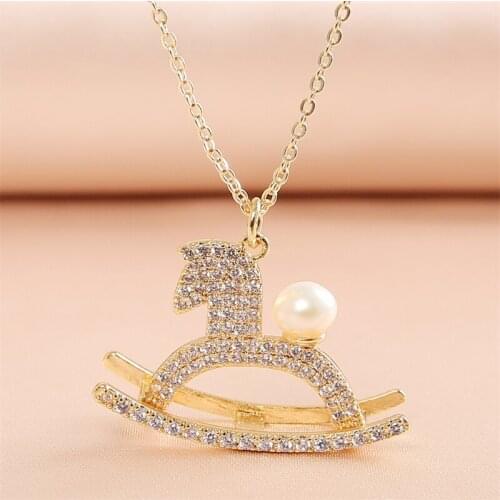 CHUNSHI New Trojan Pendant Necklace EMO Fashion Charm Delicate Shiny Lovely Animal Design And For Women Favorite Copper Necklace