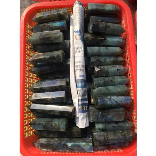 1Kg natural labradorite stone terminated point healing crystals mineral wand spirituality moonlight stone for home&party decor