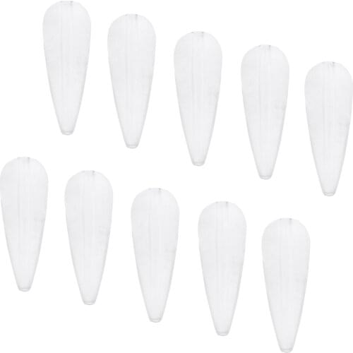 10pcs Acrylic Sinking Sbirolino Spirolino Bombarda Trout Pose Floats 3.5g