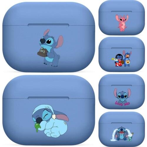 2021 DISNEY blue For Airpods pro 3 case Protective Bluetooth Wireless Earphone Cover For Air Pods airpod case air pod Cases