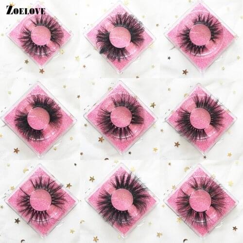 25mm Fake Lashes Pack Beauty False Eyelashes Mink Lashes Wholesale Faux Cils Wispy 5D Lash Vendors Handmade Eyelash In Bulk