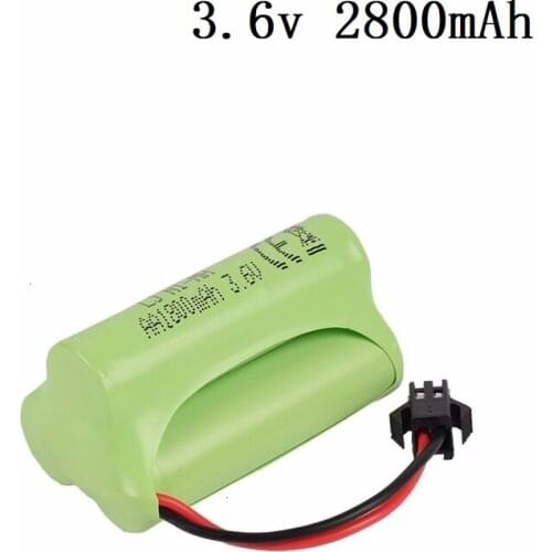 3.6v 2800mAh Battery Charger sets For RC Cars Robots Tanks Train Gun Boats Aa NiMH Battery 2400mah 3.6v Rechargeable Pack