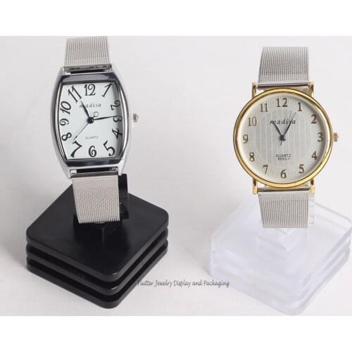 Acrylic Watch Holder Watch Stand Jewelry Display Case Watch Organizer Jewellery Display Stand Clear and Black Available