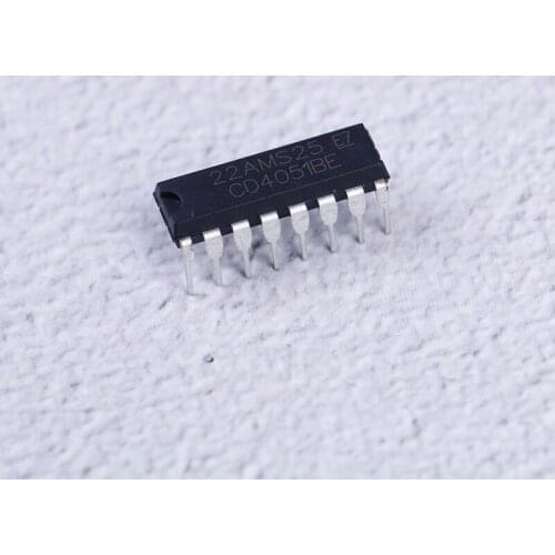 10PCS/LOT CD4051BE CD4051 4051BE 4051 Analog Switch Directly Into DIP-16