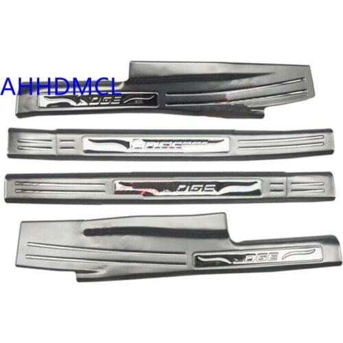 Car Welcome Pedal Threshold Strip Door Sill Strip For Ford Edge 2015 2016 2017 2018 2019