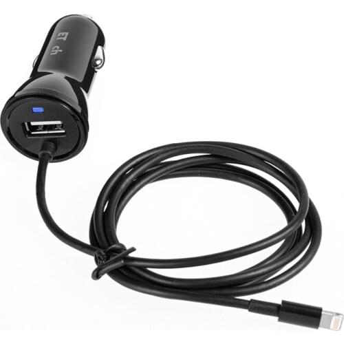 Car Charger With USB Cable Mobile Phone Charger 5V1A 2.1A For iPhone 5 6s 7 8 11 plus adapter Universal accessories