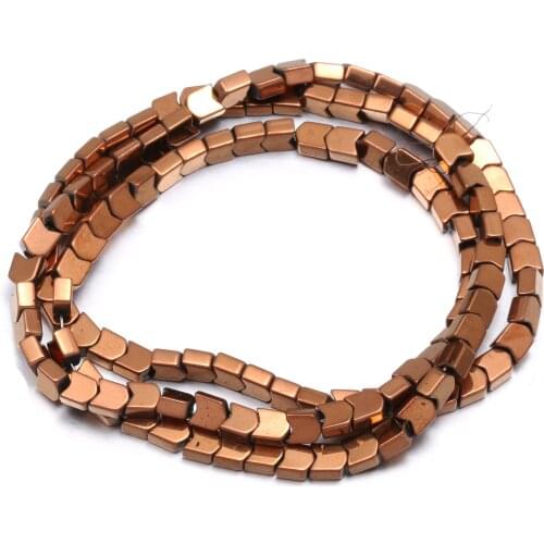 Natural Stone Plating Hematite Beads Arrow Shape Loose Beads DIY Accessories For Necklace DIY Bracelet Jewelry Wholesale