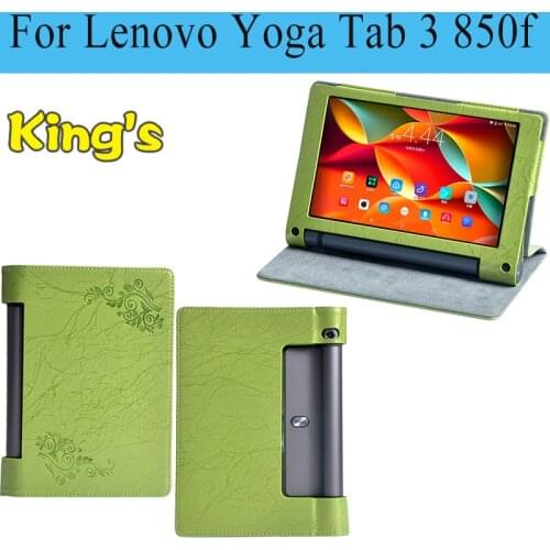 High quality PU leather case cover for Lenovo Yoga tablet 3 850F table case for lenovo tab 3 850F YT3-850F case ,Free 3 gifts