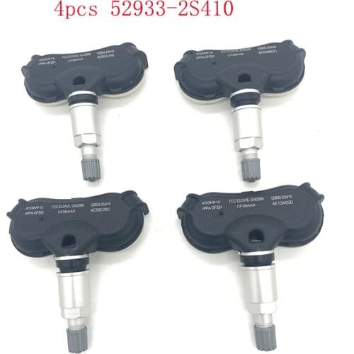 4pcs 433MHz 52933-2S410 TIRE PRESSURE SENSOR FOR 2013-2015 HYUNDAI IX35 [LM] TUCSON [LM] KIA SPORTAGE [SL] 529332S410 529333M000