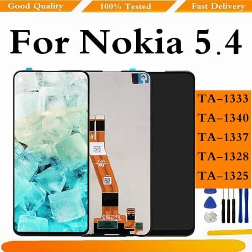 For Nokia 5.4 LCD 1333 Display 1340 1337 Touch Screen Digitizer Assembly For Nokia 5.4 LCD Replacement Parts