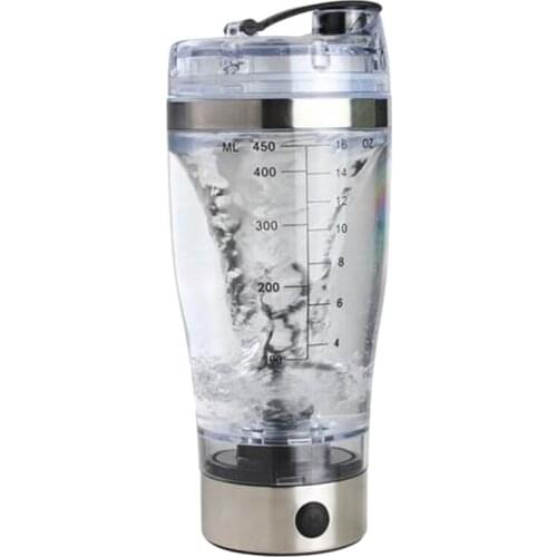 450Ml Electric Protein Shaker Usb Shaker Bottles Milk Coffee Blender Water Bottle Movement Vortex Tornado Smart Mixer