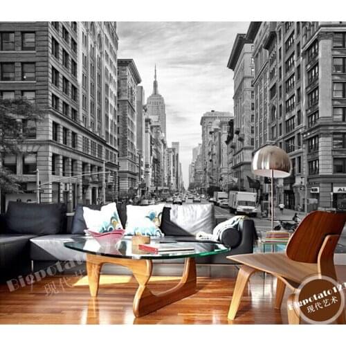 Custom photo wallpaper, the New York Wall Street for the living room TV background wall waterproof papel de parede