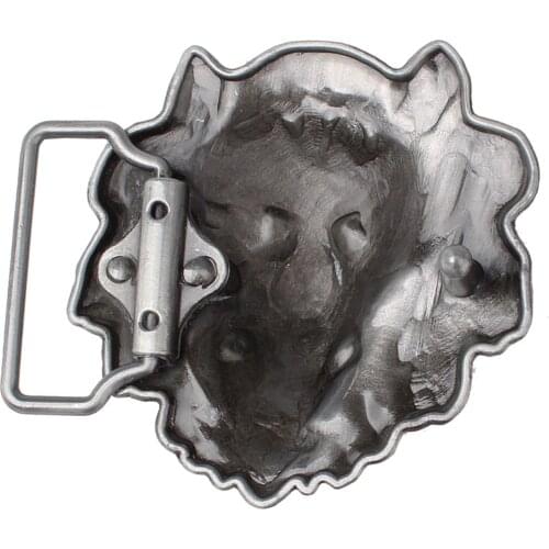 Indian Cowboys Jeans 3D Lion Head Belt Buckle Western Alloy Belt Accessory