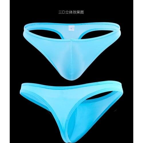 New 2020 Thong Mens Panties G-string Men Underpants Low-waist Mens Erotic Thongs Sexy Underwear Lingerie