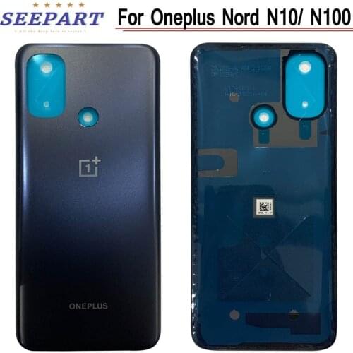 Original For OnePlus Nord N100 Battery Back Cover Housing Rear Door Case For One Plus N100 1+N100 Back Housing