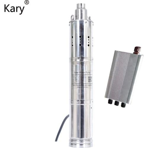 Kary 20m lift 24v dc submersible pump price list, 2M3/H garden pump with extra controller