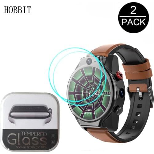 2PCS 9H 2.5D Clear Tempered Glass For LEMFO LEM14 Smart Watch Screen Guard Film Waterproof Anti-Scratch Glass For LEMFO LEM 14