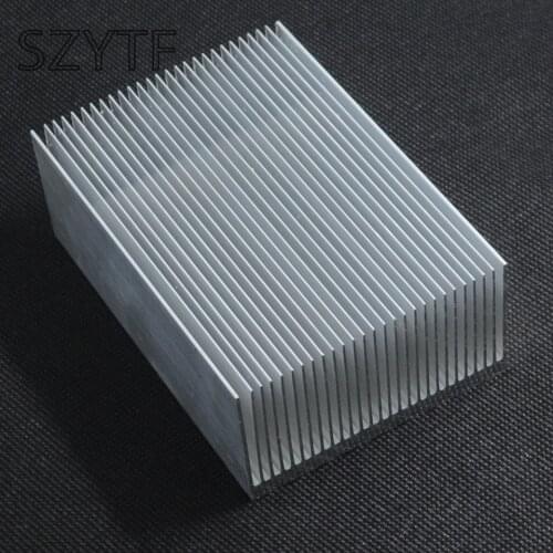 Heat sink 100*69*36MM (silver) high-quality ultra-thick aluminum radiator