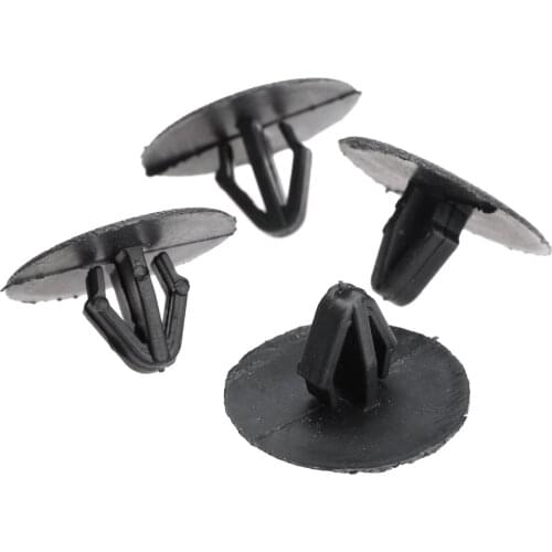 50Pcs Auto Fender Bumper Fastener Clips Fit 12mm Hole Car Trim Clips Shield Retainer Plastic Rivets For Kia Car Styling