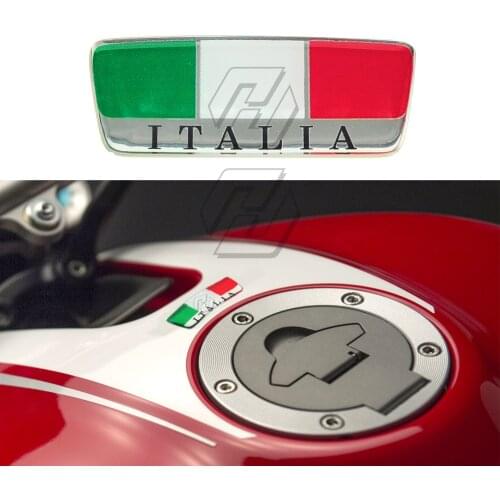 3D Italy Sticker Motorcycle Tank Pad Windshield Italia Stickers Helmet Decals Case for Ducati Aprilia MV etc