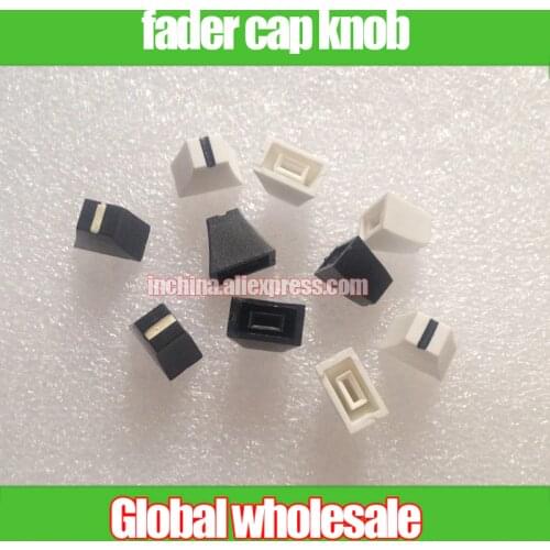 50pcs Apex Audio DBQ Zero EQ fader cap knob PIONEER Straight Slide Potentiometer Push Button Whole 4mm Equalizer Mixer Mixing
