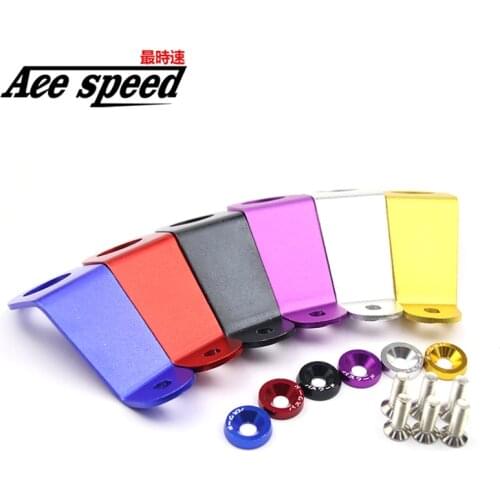 Aluminum Car Radiator Stay Bracket For Honda 92-95 ClVlC EG Bracket Auto Racing Refrigeration Bracket with original LOGO