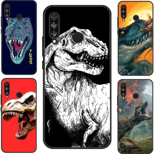 T Rex Dinosaur Tyrannosaurus Case For Huawei P30 Lite P40 P20 Pro P Smart Z 2019 2021 Nova 5T Honor 10 Lite 8X 9X 10i