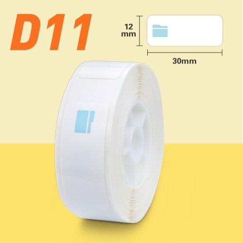 DIY Name Sticker Label Paper for Niimbot D11 Mini Printer Label Maker School Stationery Label Paper Printing Ribbon Waterproof