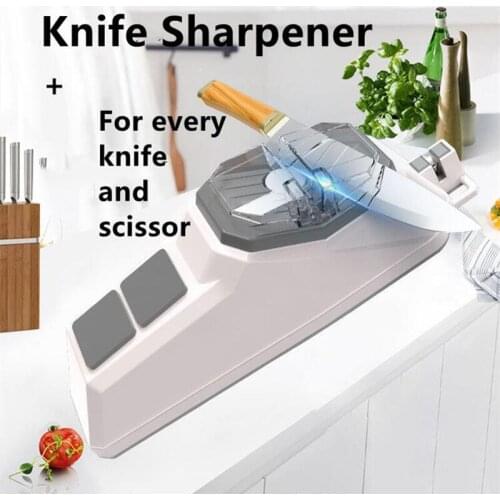 Quick-acting Elctric Knife Sharpener Whetstone Machine Professional Knife Grinder Kitchen Sharpening Stone Bars Tool Accessorie