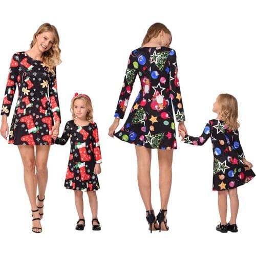 HUAIXUNSI Matching Dresses For Mom And Daughter